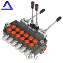 21GPM Hydraulic Backhoe Directional Control Valve with Joysticks/conversion 6Spool