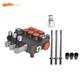 21GPM SAE 3 Spool Hydraulic Monoblock Double Acting Control Valve WithConversion
