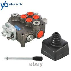 21GPM SAE Hydraulic Control Valve withJoystick withconversion plug 2 Spool