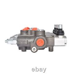 21 GPM 3600 PSI SAE Ports 4 Spool Hydraulic Control Valve Double Acting