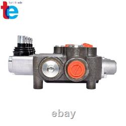 21 GPM 3600 PSI SAE Ports 4 Spool Hydraulic Control Valve Double Acting