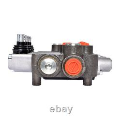 21 GPM 3600 PSI SAE Ports 4 Spool Hydraulic Control Valve Double Acting