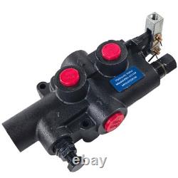 21 GPM 3625PSI Log Splitter Hydraulic Control Valve SAE10 SAE12 Detent Release