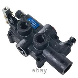 21 GPM 3625PSI Log Splitter Hydraulic Control Valve SAE10 SAE12 Detent Release