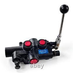 21 GPM 3625PSI Log Splitter Hydraulic Control Valve SAE10 SAE12 Detent Release