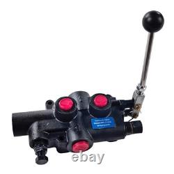 21 GPM 3625PSI Log Splitter Hydraulic Control Valve SAE10 SAE12 Detent Release