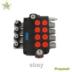 21 GPM 4 Spool Adjustable Hydraulic Control Valve Double Acting 3600 PSI NEW
