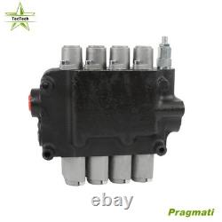 21 GPM 4 Spool Adjustable Hydraulic Control Valve Double Acting 3600 PSI NEW