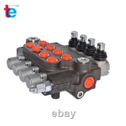 21 GPM 4 Spool Hydraulic Control Valve Double Acting SAE 3600 PSI withconversion