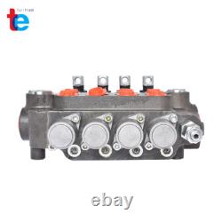 21 GPM 4 Spool Hydraulic Control Valve Double Acting SAE 3600 PSI withconversion