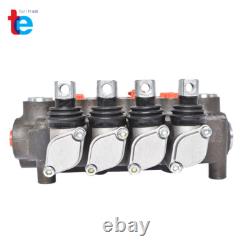 21 GPM 4 Spool Hydraulic Control Valve Double Acting SAE 3600 PSI withconversion