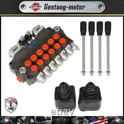 21 GPM 6 Spool Hydraulic Backhoe Directional Control Valve With 2 Joysticks