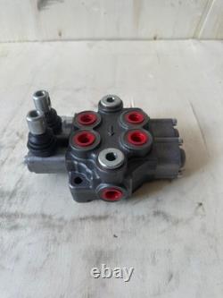 21 GPM (80L) Hydraulic Monoblock Control Valve with 2 Levers, 3/4 BSP