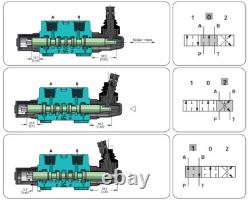 21 GPM (80L) Hydraulic Monoblock Control Valve with 2 Levers, 3/4 BSP