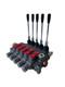 21 GPM (80L) Hydraulic Monoblock Control Valve with 5 Levers, 3/4 BSP