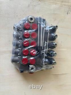21 GPM (80L) Hydraulic Monoblock Control Valve with 5 Levers, 3/4 BSP