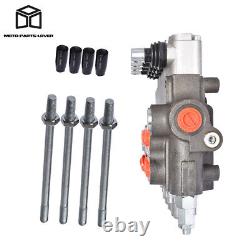 21 GPM Hydraulic Control Valve Double Acting 3600 PSI SAE Ports 4 Spool