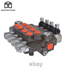 21 GPM Hydraulic Control Valve Double Acting 3600 PSI SAE Ports 4 Spool