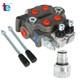 25GPM 2 Spool Hydraulic Control Valve Tractor BSPP + Conversion Plug US