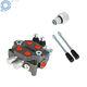 25GPM 2 Spool Hydraulic Control Valve Tractor BSPP With Conversion Plug