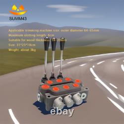 25GPM 3Spool Hydraulic Directional Control Valve Tractor Loader Double-Acting