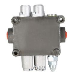 25GPM Hydraulic Control Valve 2 Spool BSPP Tractor Loader WithJoystick
