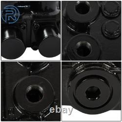 25 GPM 2 Spool RD522CCAA5A4B1 Double Acting Hydraulic Valve In/Out 3/4 NPT