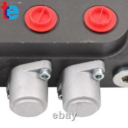 25 GPM 3 Spool Double Acting Hydraulic Control Valve 3000 PSI 1/2 BSPP