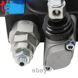 25 GPM 3 Spool Double Acting Hydraulic Control Valve 3000 PSI 1/2 BSPP