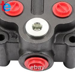 25 GPM 3 Spool Double Acting Hydraulic Control Valve 3000 PSI 1/2 BSPP
