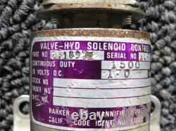 2710972 Parker Hannifin Hydraulic Solenoid Control Valve (28V) (1A) (Minor Rust)