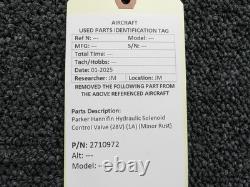 2710972 Parker Hannifin Hydraulic Solenoid Control Valve (28V) (1A) (Minor Rust)