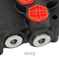 2Spool Remote Control Valve 80LPM Hydraulic Kit withJoystick 4.9ft Cables