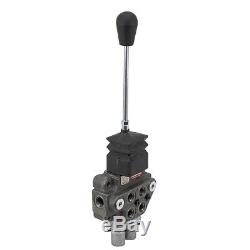 2 Spool 10 Gpm Compact Hydraulic Joystick Control Valve Brand Lv22rfstkab 9-7401