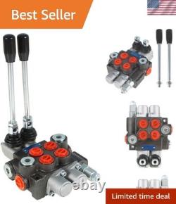 2 Spool 11GPM 3625PSI Hydraulic Directional Control Valve, SAE Ports Double A 2 Spool 11GPM 3625PSI Hydraulic Directional Control Valve, SAE Ports Double A