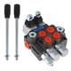2 Spool 11 GPM Hydraulic Control Valve 3625 PSI Heavy Duty for Excavators & Trac