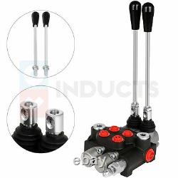 2 Spool 11 GPM Hydraulic Control Valve Double Acting Tractor Loader with Joystick