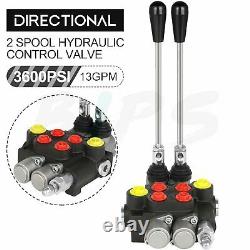 2 Spool 13 GPM Hydraulic Directional Control Valve