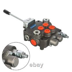 2 Spool 21GPM Hydraulic Directional Control Valve For Tractor Loader with Joystick