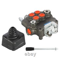 2 Spool 21GPM Hydraulic Directional Control Valve For Tractor Loader with Joystick