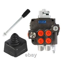 2 Spool 21GPM Hydraulic Directional Control Valve For Tractor Loader with Joystick