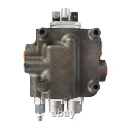 2 Spool 21GPM Hydraulic Directional Control Valve For Tractor Loader with Joystick