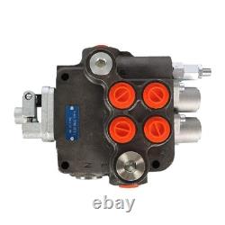 2 Spool 21GPM Hydraulic Directional Control Valve For Tractor Loader with Joystick