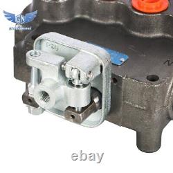 2 Spool 21GPM Hydraulic Directional Control Valve WithJoystick 3625PSI For Tractor