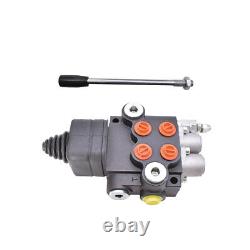 2 Spool 21GPM Hydraulic Directional Control Valve for Tractor Loader withJoystick