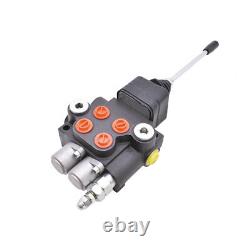 2 Spool 21GPM Hydraulic Directional Control Valve for Tractor Loader withJoystick