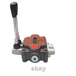 2 Spool 25GPM Hydraulic Control Valve Double Acting Tractor Loader with Joystick