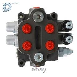 2 Spool 25GPM Hydraulic Directional Control Valve 3000 PSI, BSPP Interface