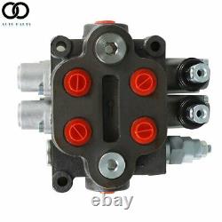 2 Spool 25GPM Hydraulic Monoblock Directional Control Valve Tractor Loader