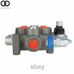 2 Spool 25GPM Hydraulic Monoblock Directional Control Valve Tractor Loader